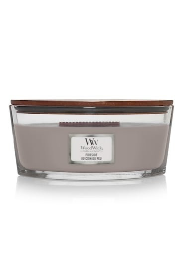Woodwick Brown Ellipse Fireside Candle