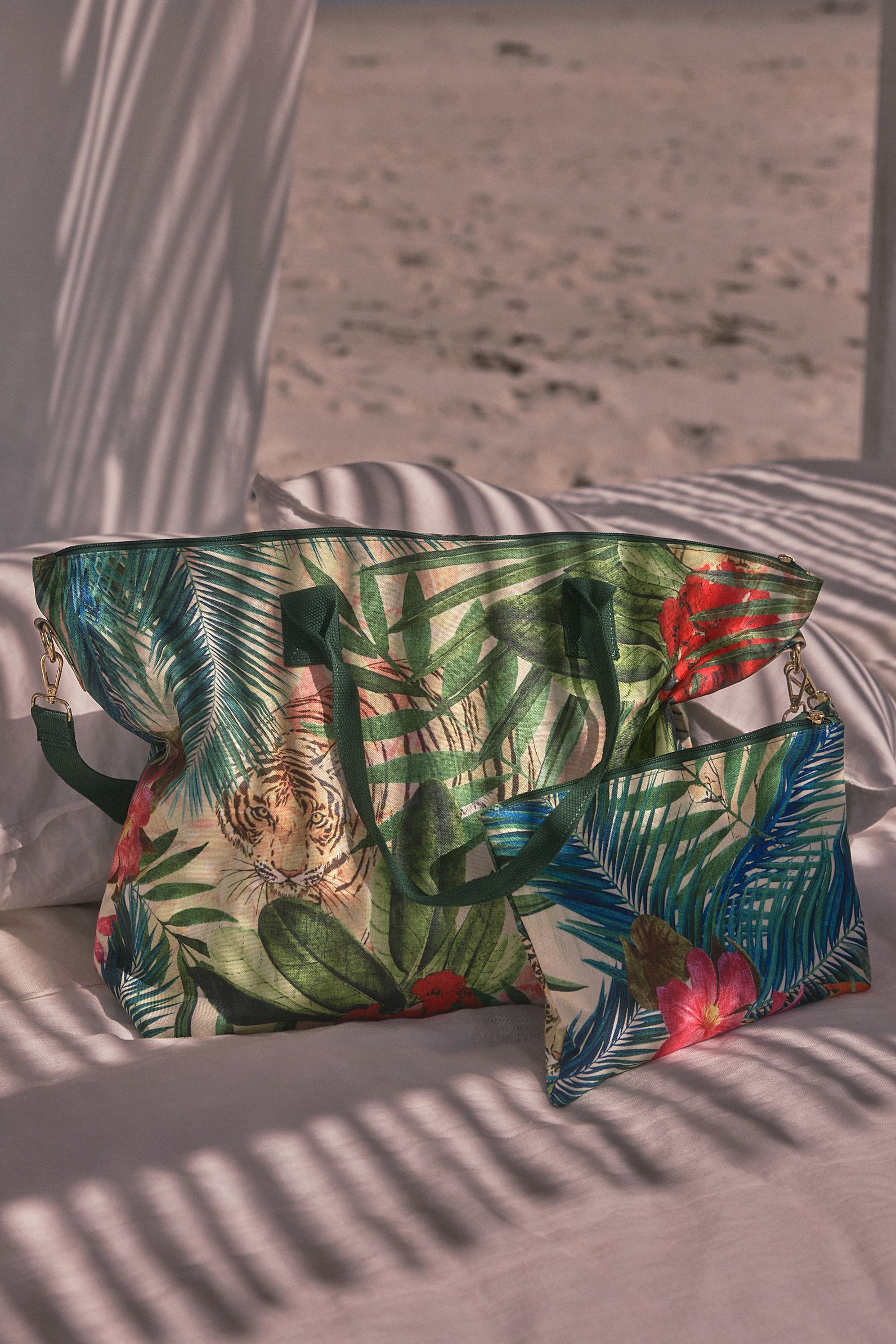 Buy Multicolour Foldaway Beach Bag from the Next UK online shop