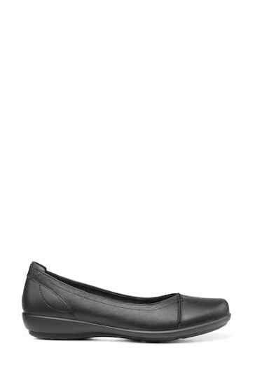 Hotter Black Robyn II Slip-On Wide Fit Shoes
