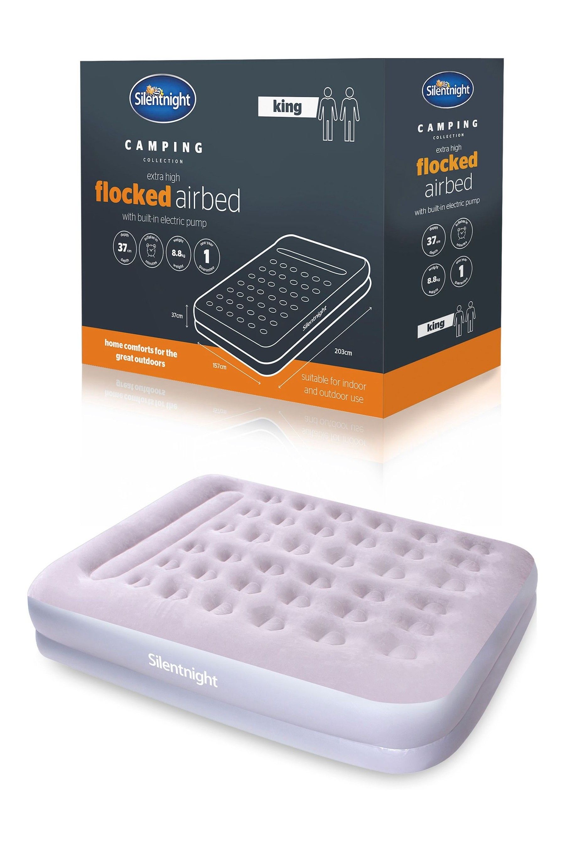 Silentnight single flock pump airbed store