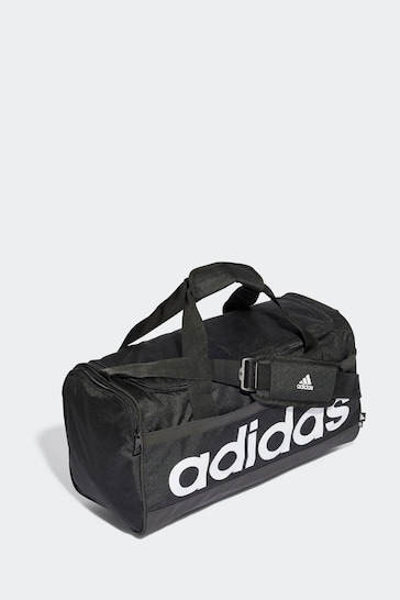 adidas Black Linear Duffle Bag