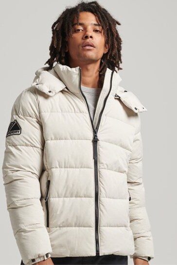 Barbour detachable-hood cotton jacket