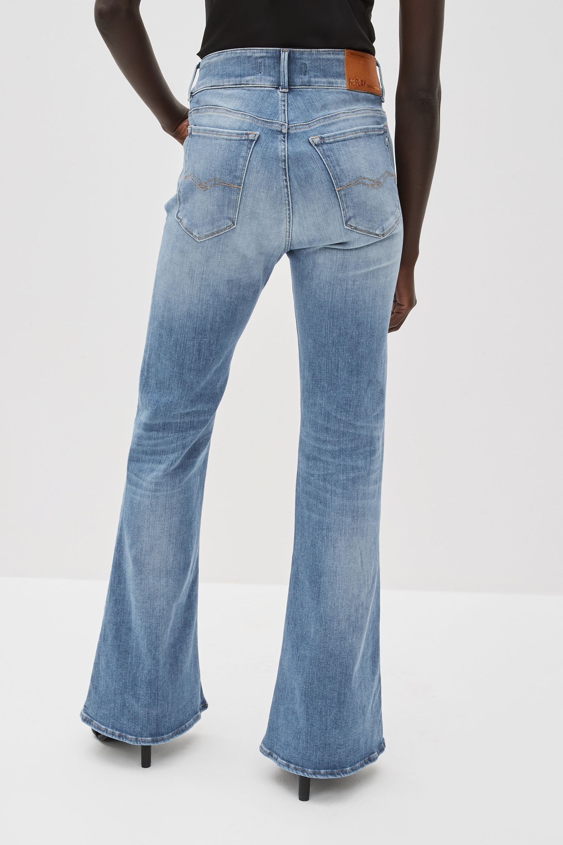 Buy Replay New Luz Flare Boot Cut Jeans from the Next UK online shop