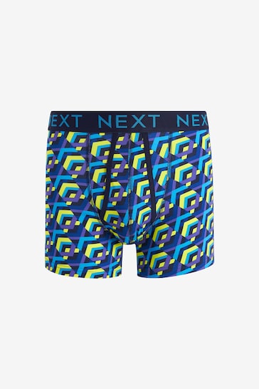 Diagonal Geo 4 pack A-Front Boxers