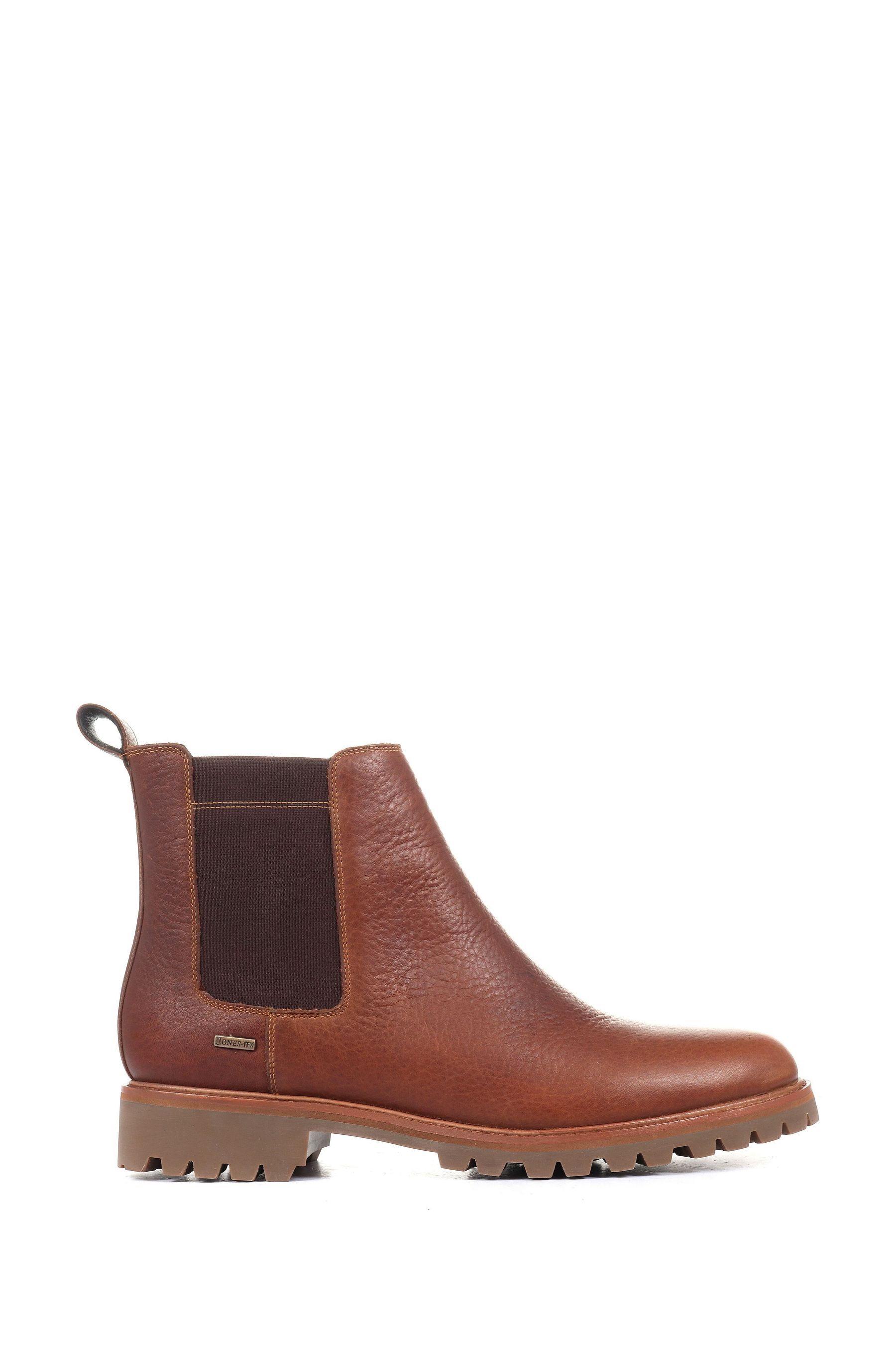 Buy Jones Bootmaker Hammersmith Leather Brown Chelsea Boots from