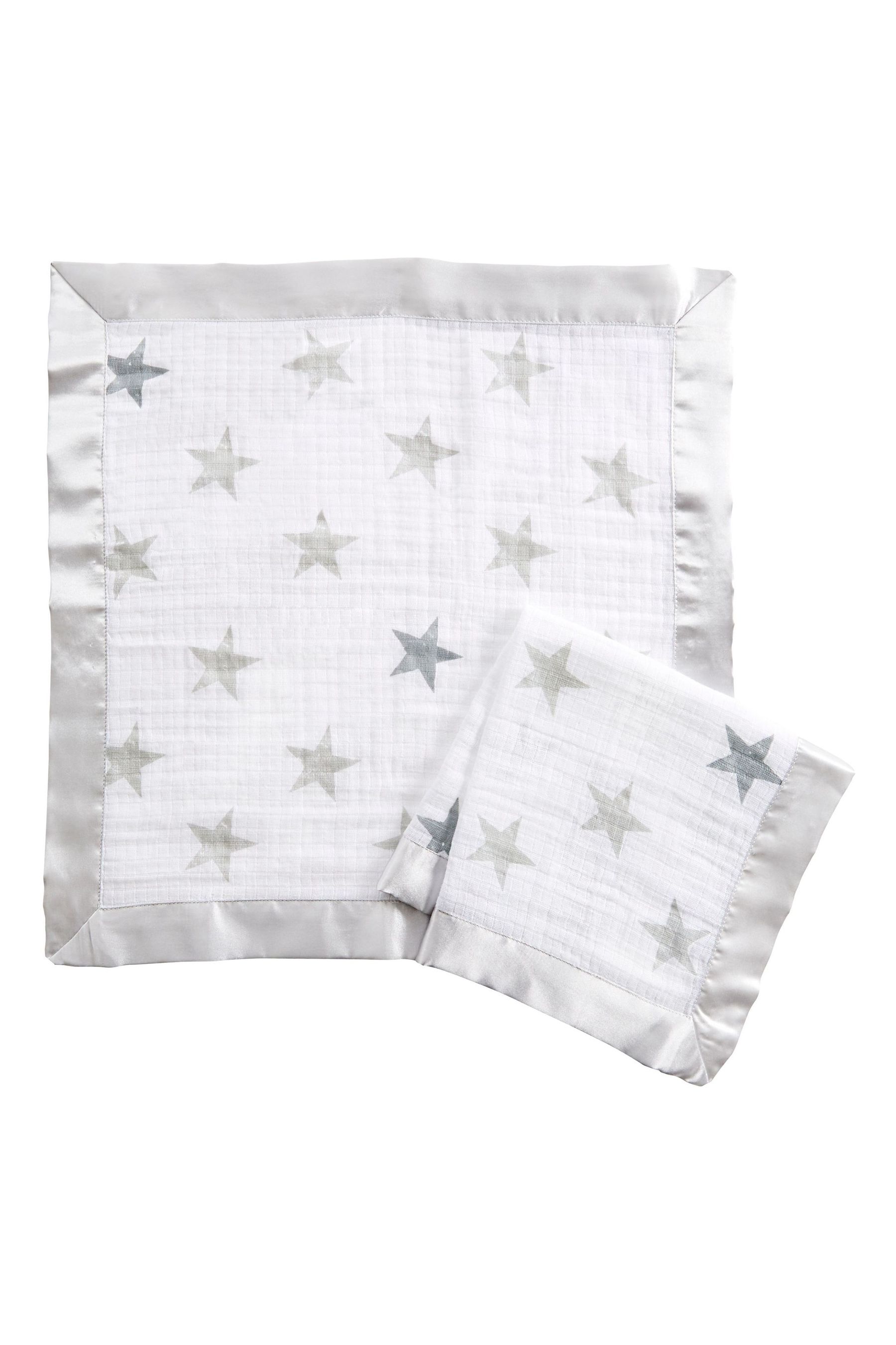 Buy aden anais Grey Essentials Muslin 100 Cotton Comforter Security Blankets 2 Pack from the Next UK online shop