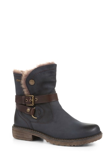 Pavers Casual Calf Black Boots