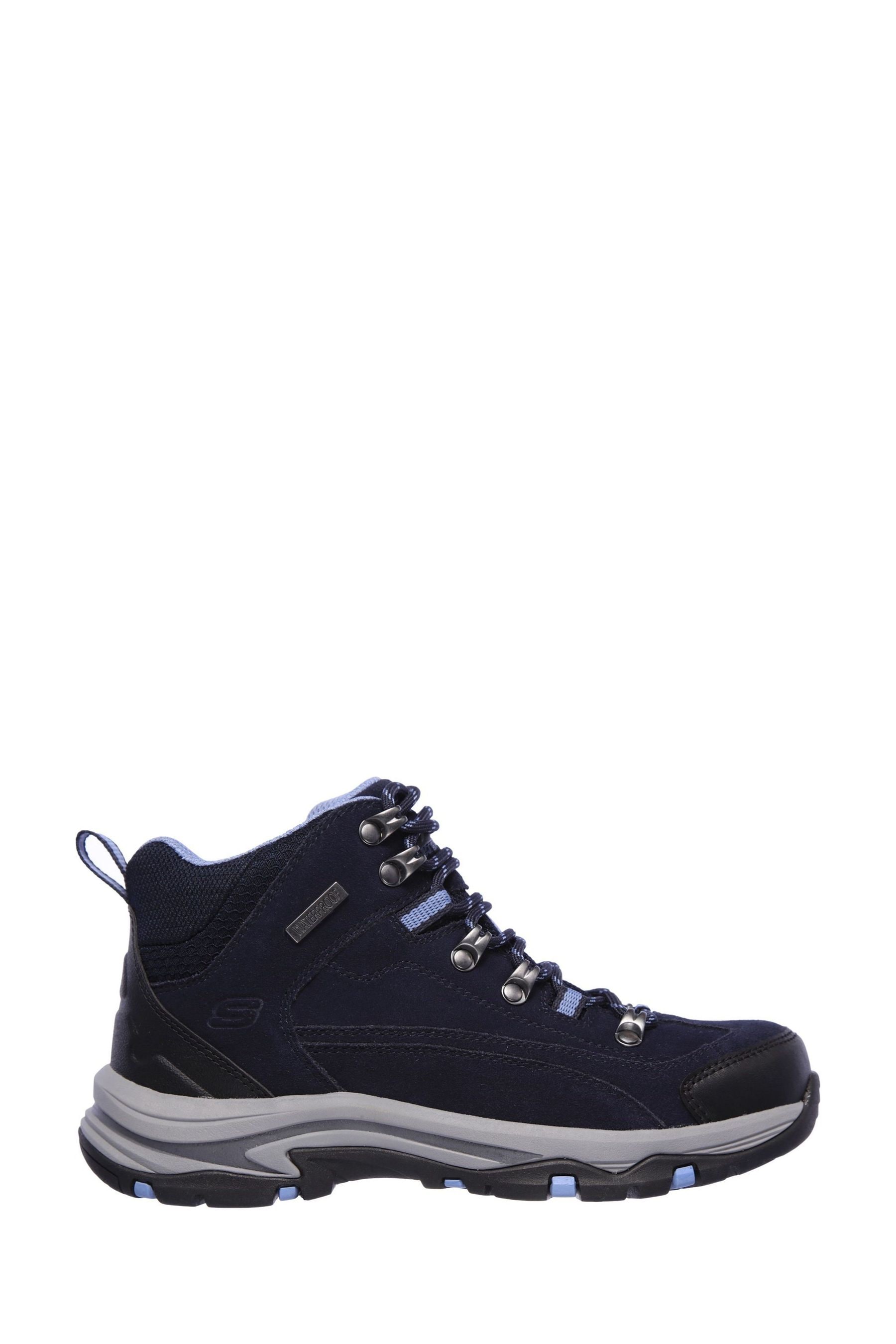 Skechers shop boots blue