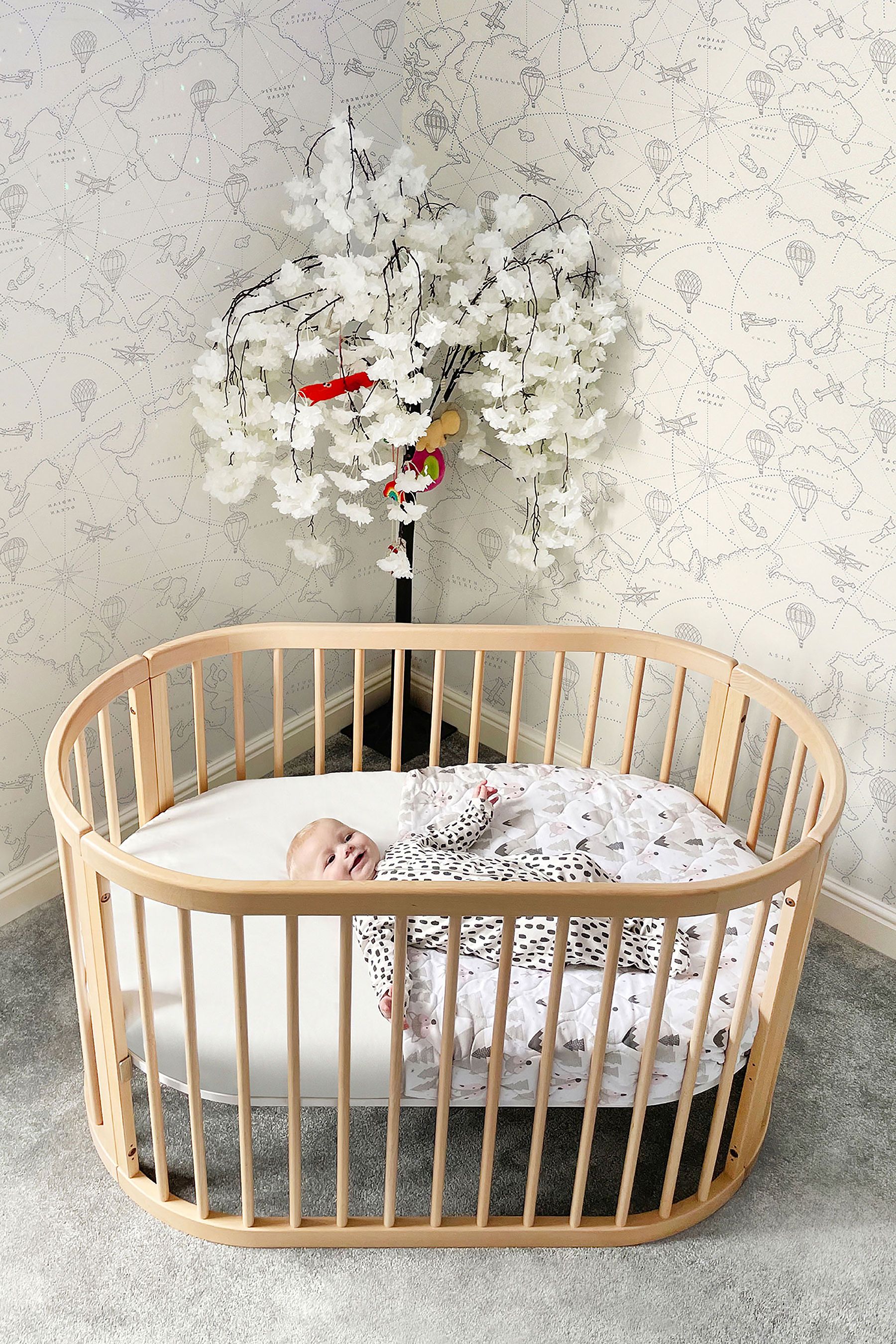 Baby hotsell bed oval