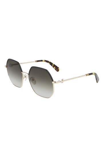 Longchamp Gold Sunglasses