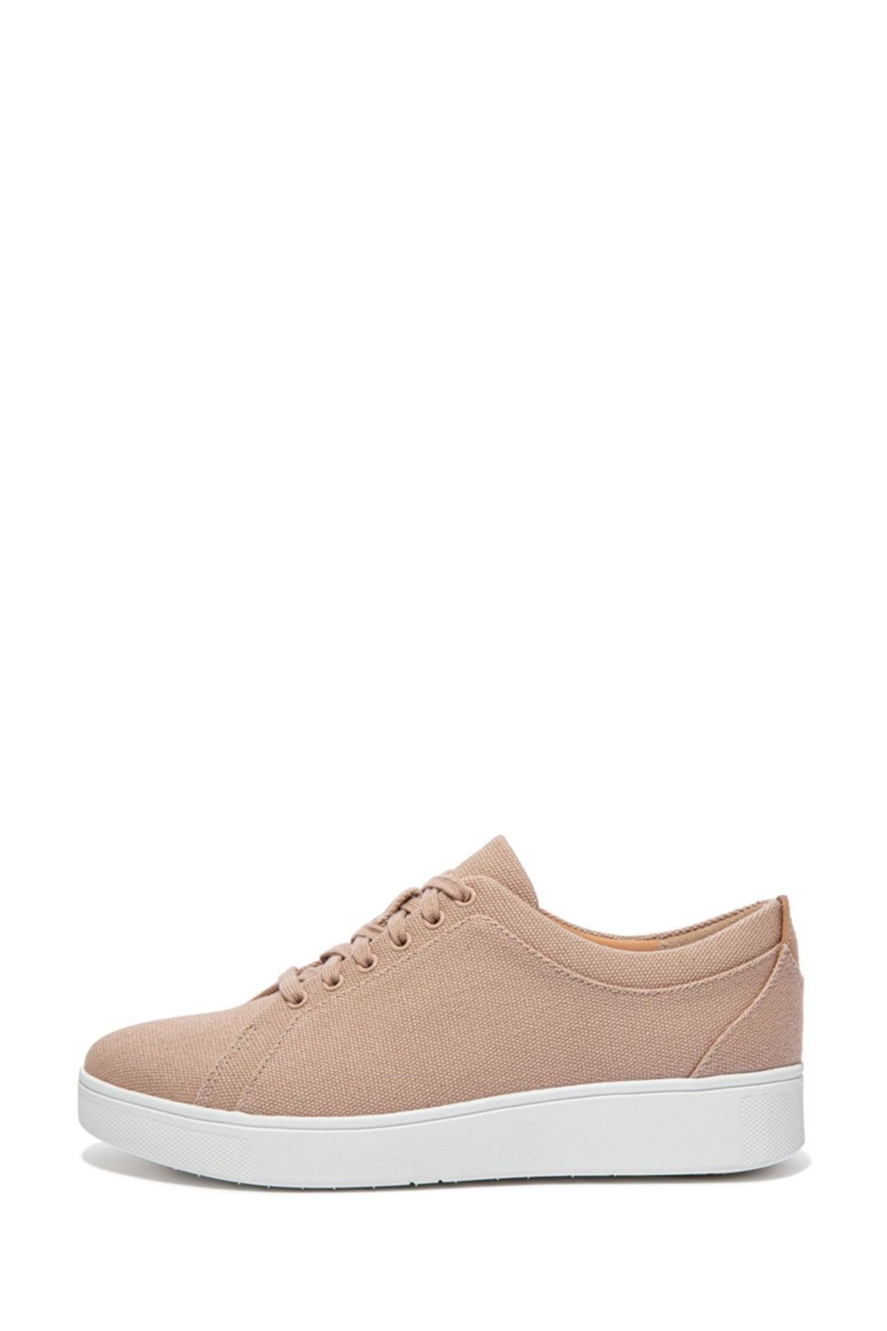 Buy FitFlop Beige Rally Canvas Trainers from the Next UK online shop