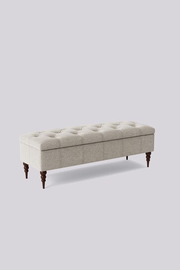 Swoon Houseweave Natural Chalk Plymouth Ottoman