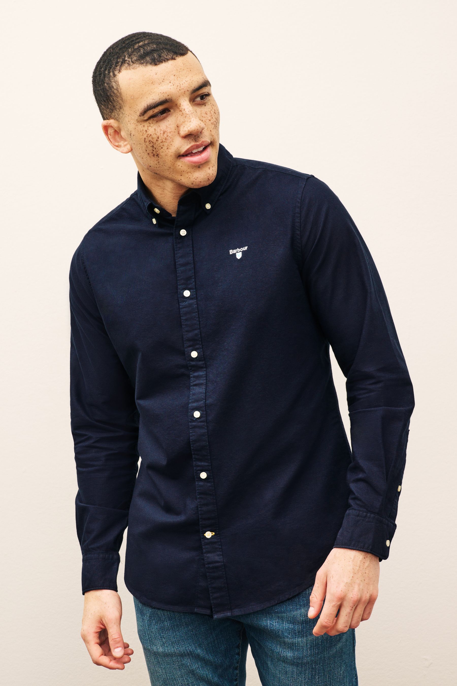 Barbour slim fit shirt on sale