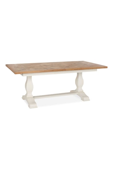Bentley Designs Cream Belgrave 6 to 8 Seater Extendable Dining Table