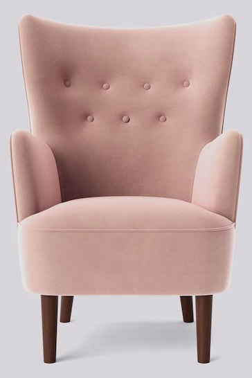 Swoon Easy Velvet Blush Pink Ludwig Chair
