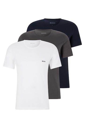 BOSS Black/Grey/White T-Shirt Classic T-Shirts 3 Pack