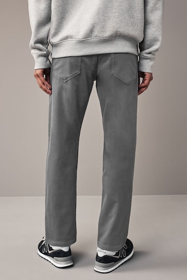 Charcoal Grey Slim Comfort Stretch Jeans