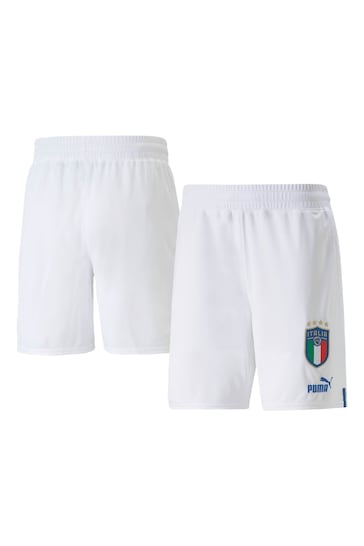 Puma White Italy Home 2022 Shorts