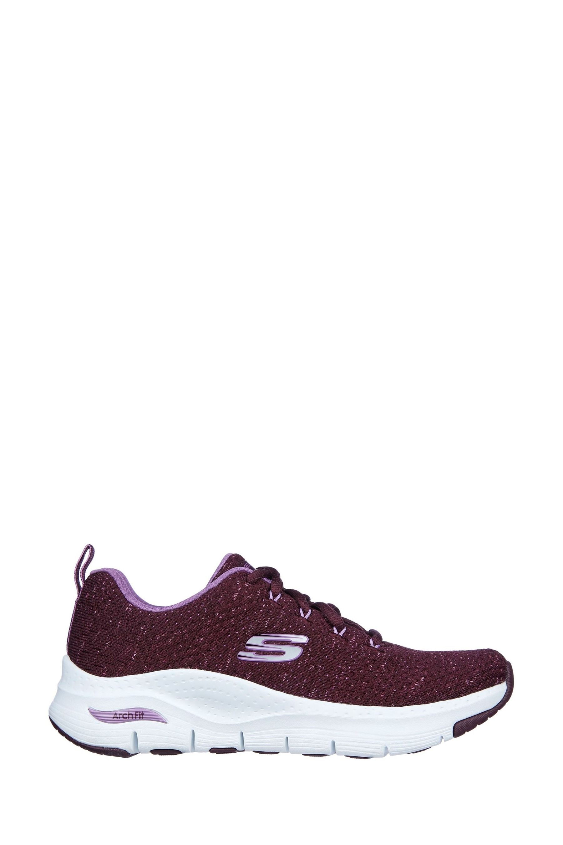Skechers purple trainers sales