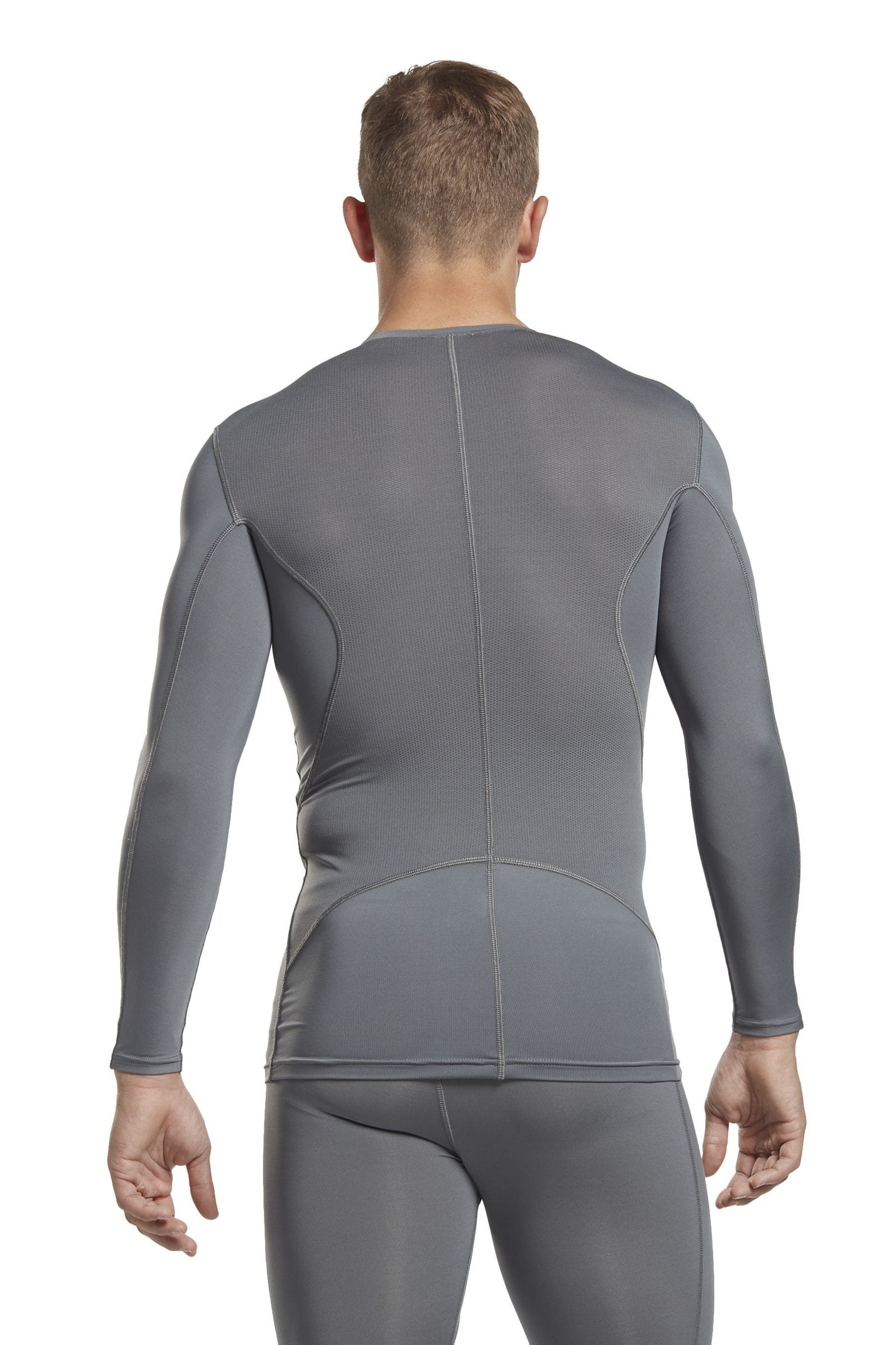 Buy Reebok Grey Workout Ready Compression Long Sleeve Top from the