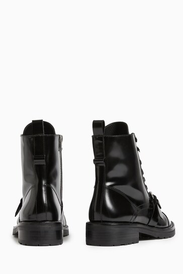 AllSaints Black Donita Ankle Boots