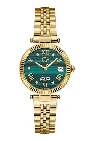 GC Ladies Gold Toned Flair Sport Chic Collection Watch