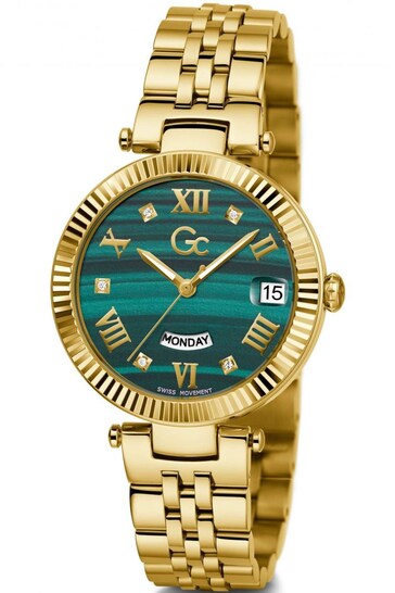 GC Ladies Gold Toned Flair Sport Chic Collection Watch