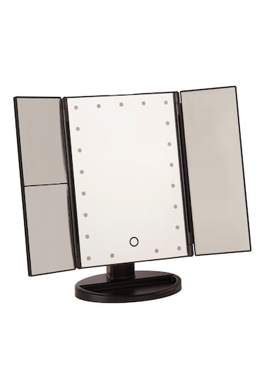 Searchlight Black Queen TriFold Mirror