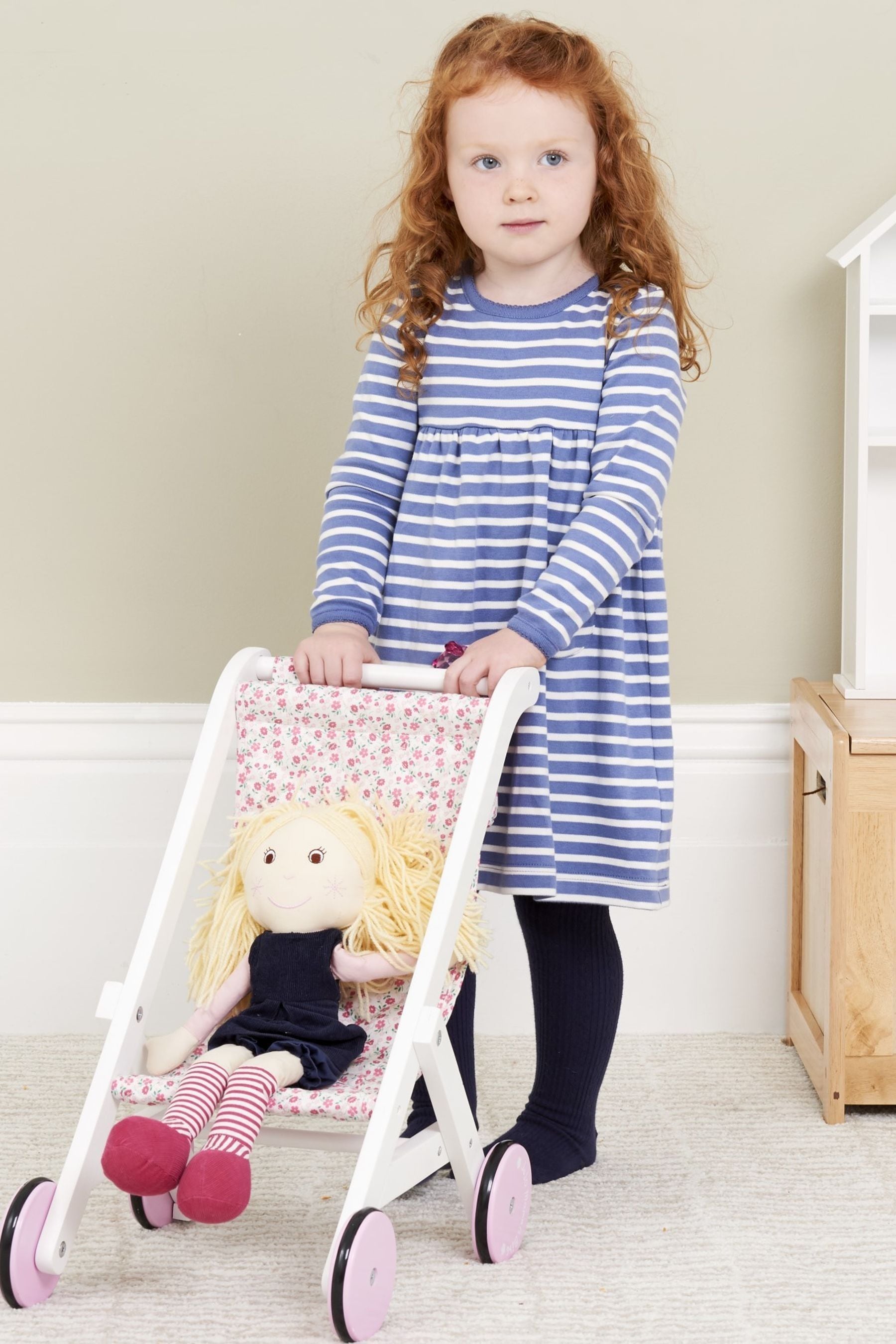 Buy JoJo Maman B b Wooden Toy Pushchair from the Next UK online shop