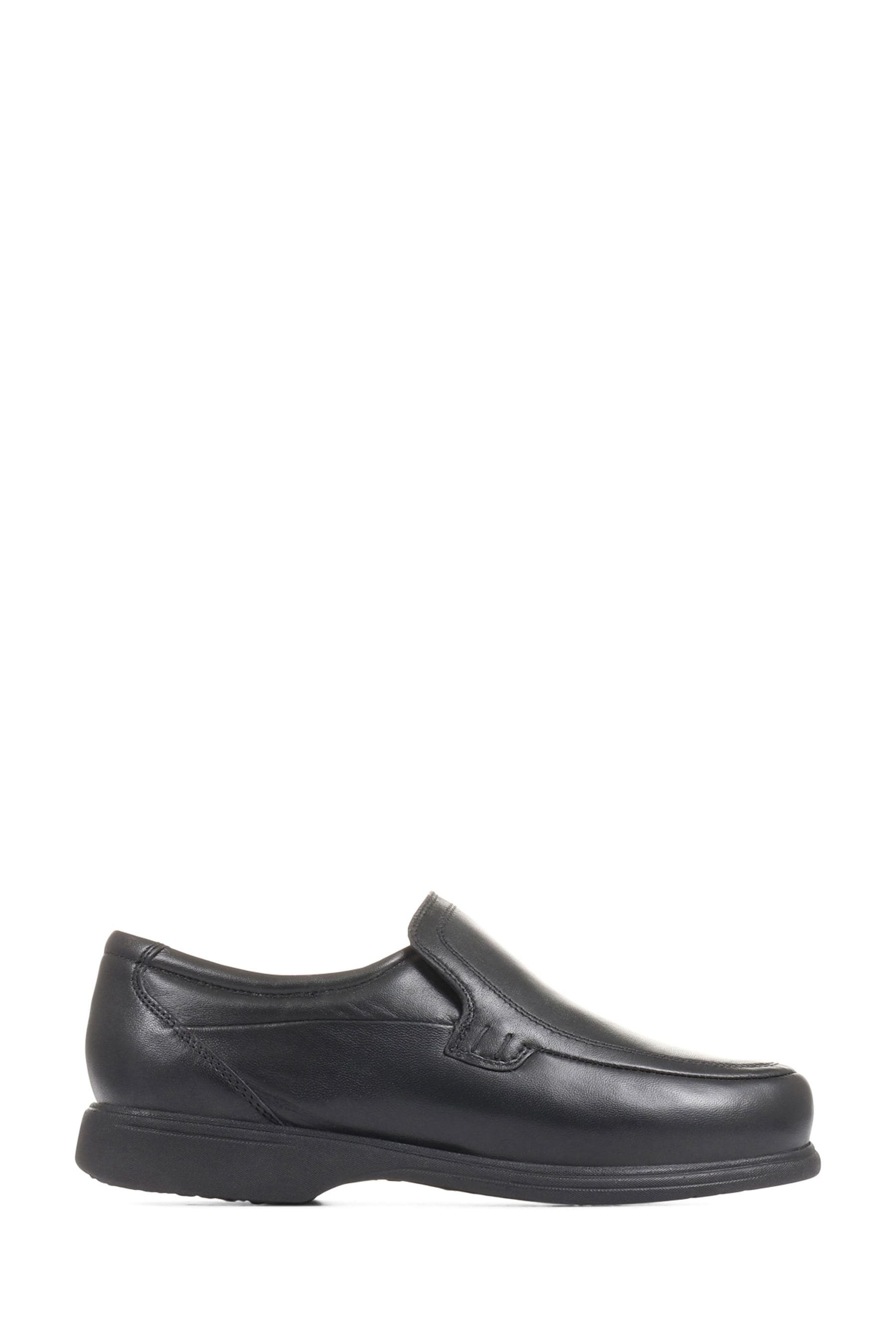 Smart black slip best sale on shoes