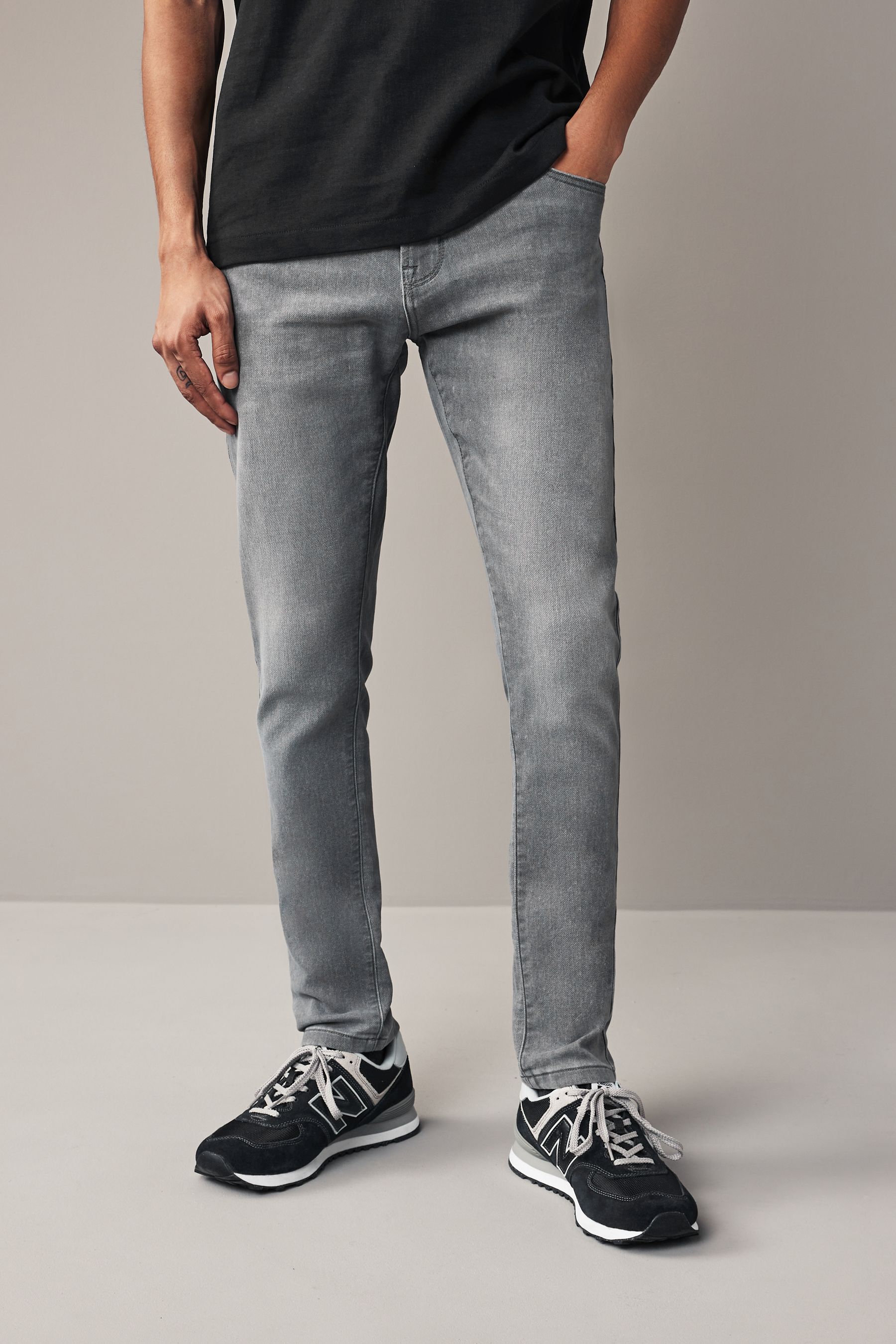 Men's gray hotsell stretch jeans