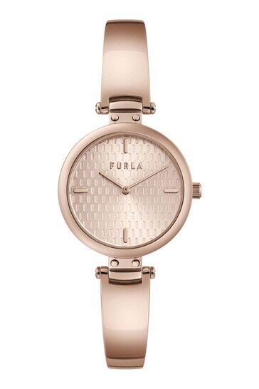 Furla Ladies Pink New Pin Watch