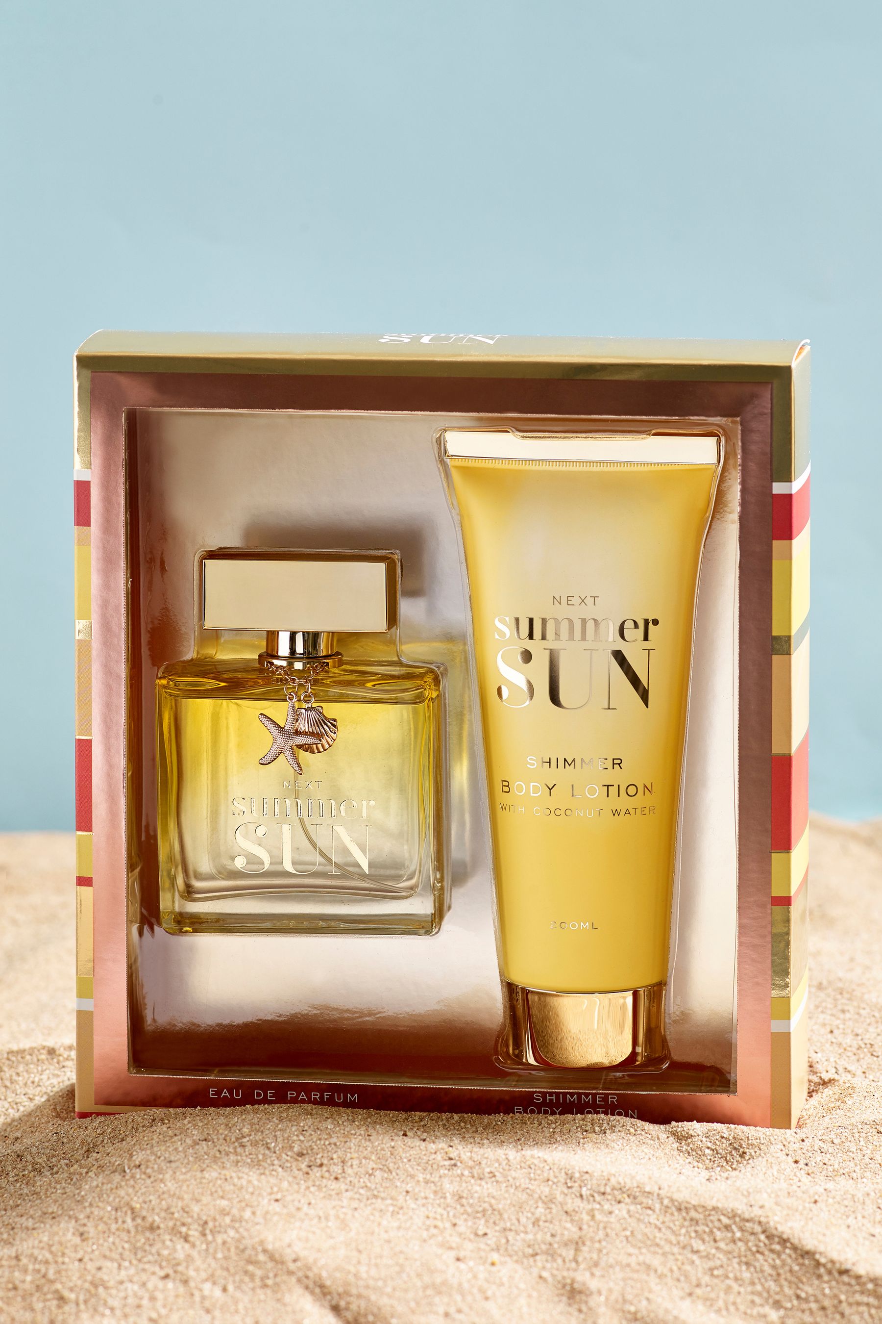 Buy Summer Sun 100ml Eau De Parfum and 200ml Body Lotion Gift Set