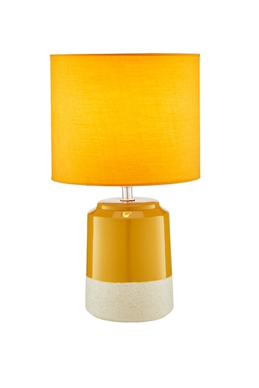 Village At Home Yellow Yellow Pop Ceramic Table Lamp