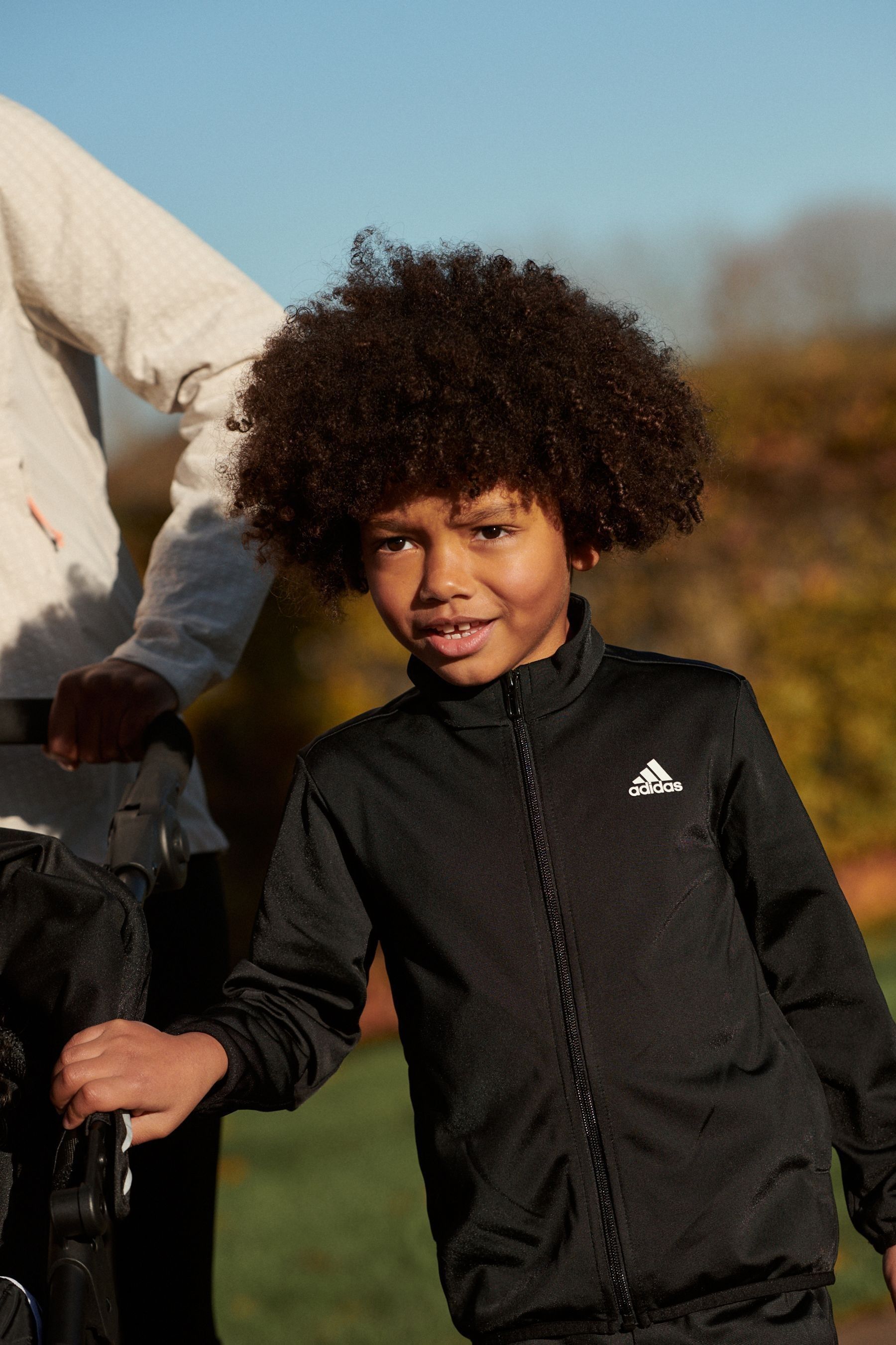 Adidas big sales boy tracksuit