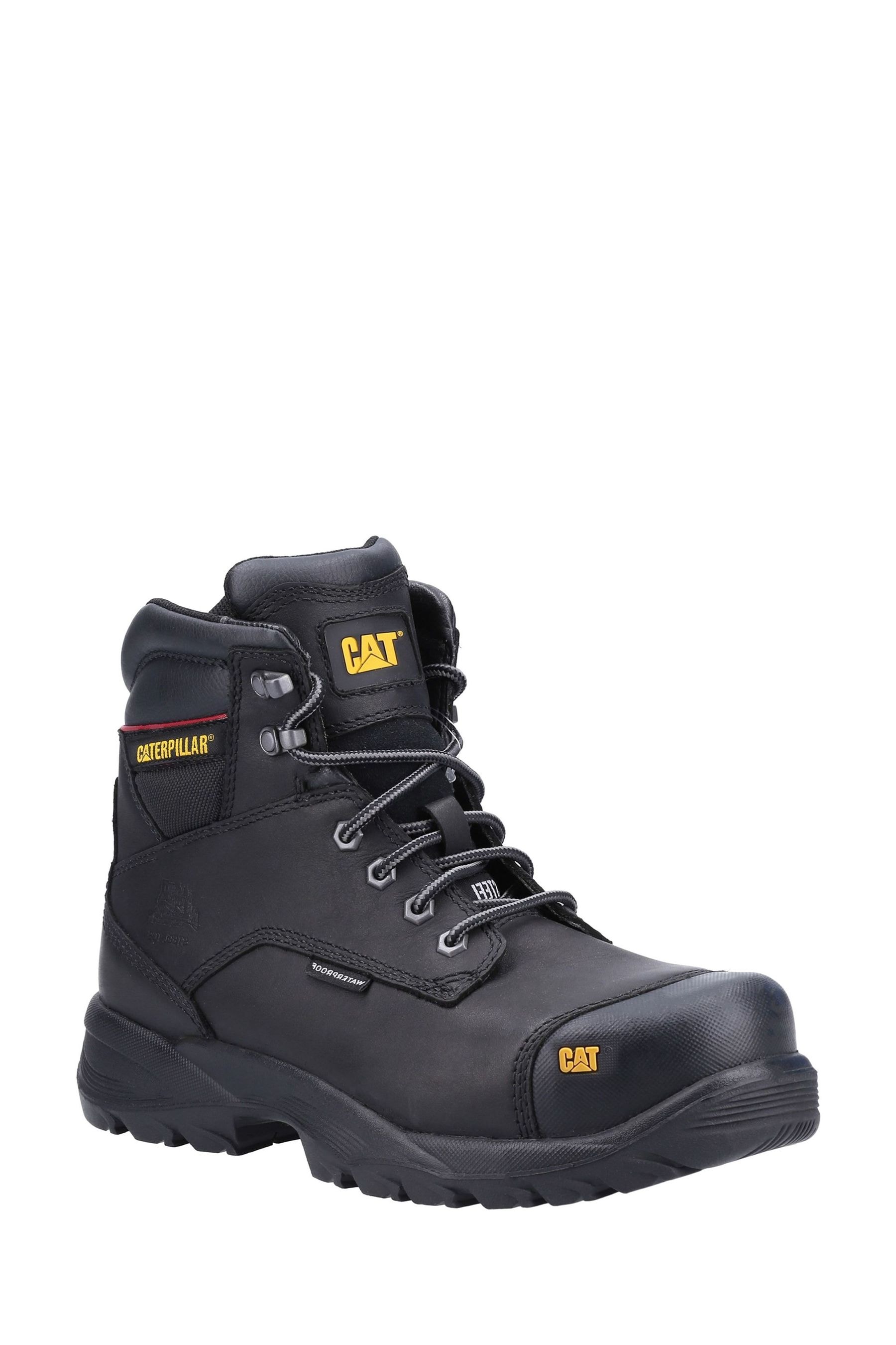 Buy CAT Spiro Lace Up Waterproof Safety Black Boots from the Next