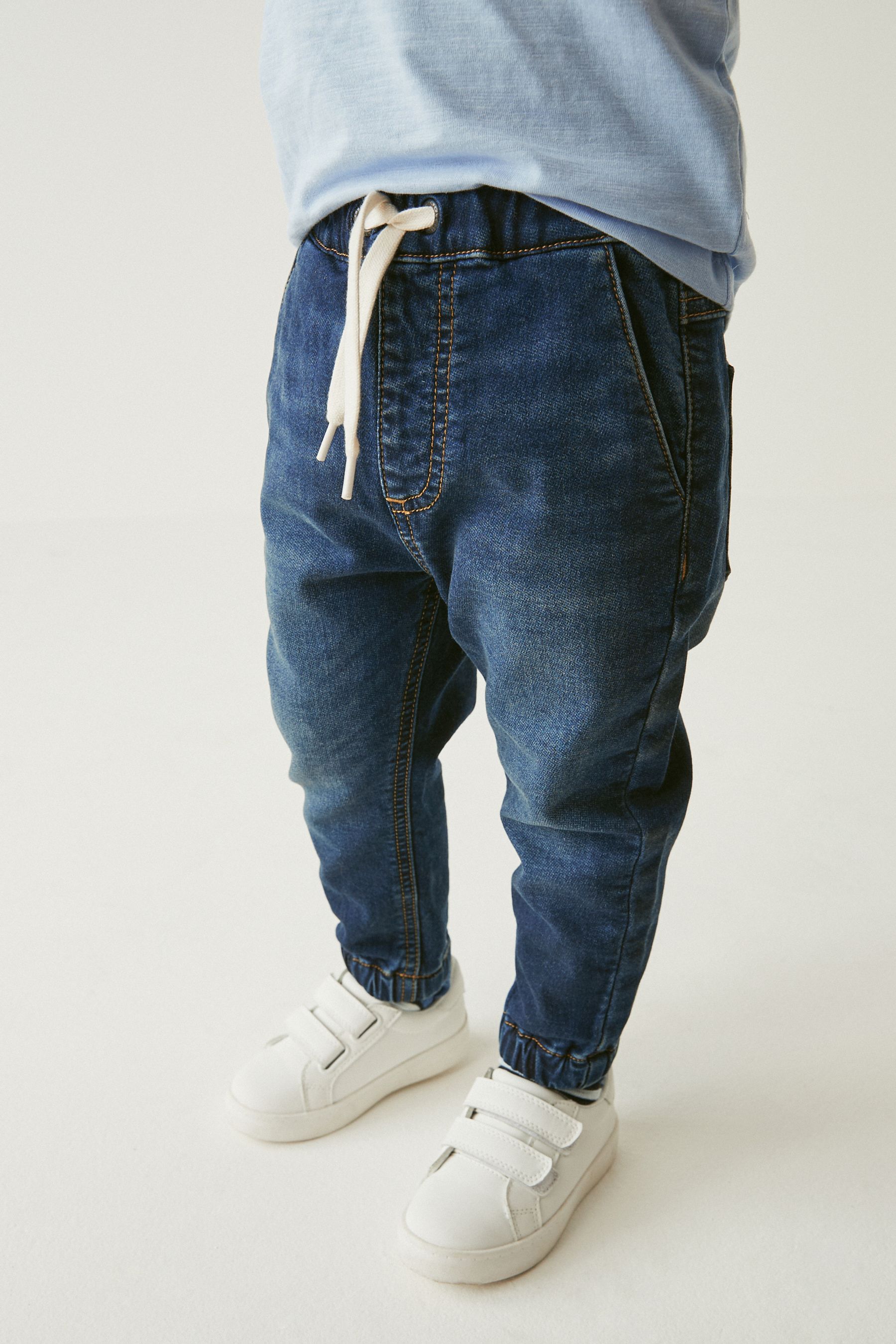 Buy Dark Wash Regular Fit Jogger Jeans With Comfort Stretch 3mths 7yrs from the Next UK online shop
