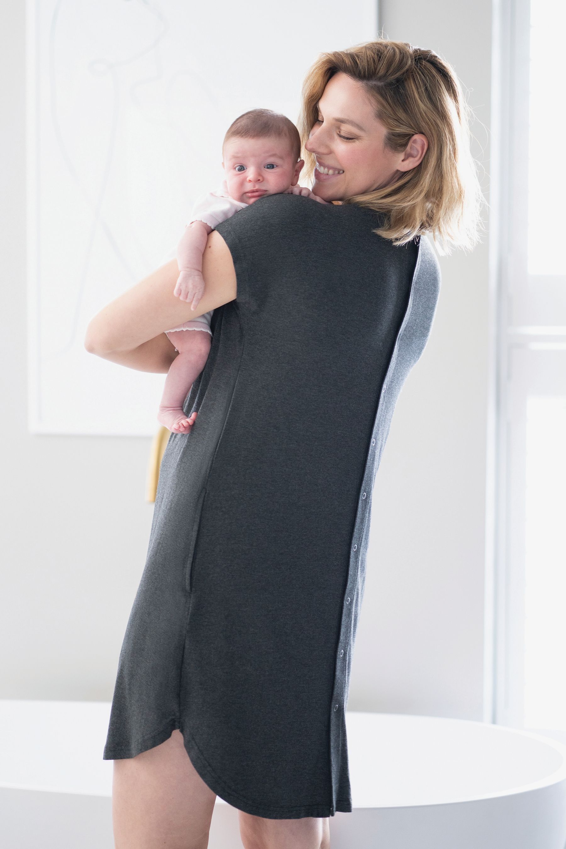 Buy Seraphine Birthing Black Gown from the Next UK online shop