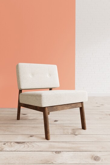 Swoon Houseweave Natural Chalk Aron Chair