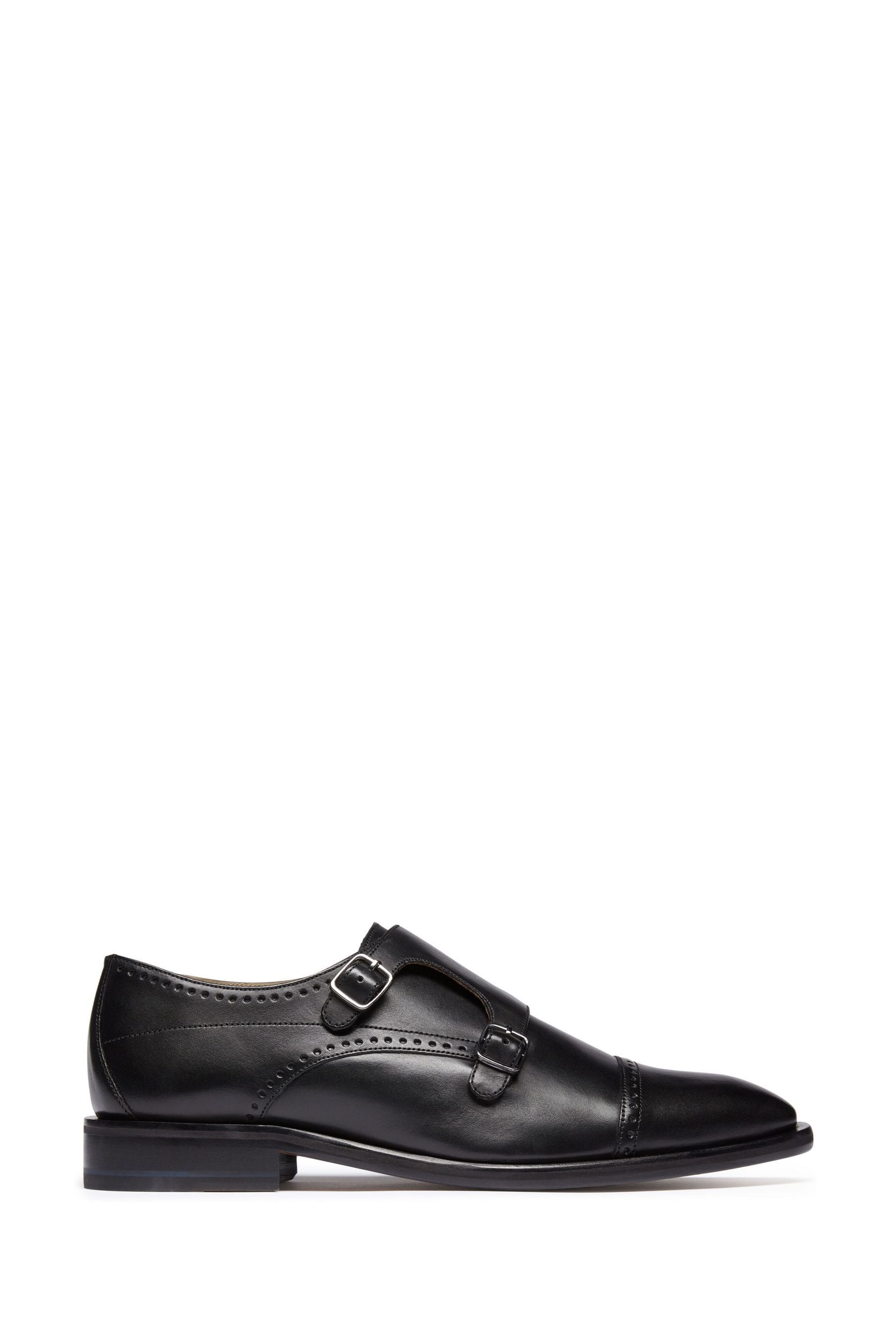Buy Oliver Sweeney Ackergill Black Calf Leather Double Monk Shoes from the Next UK online shop
