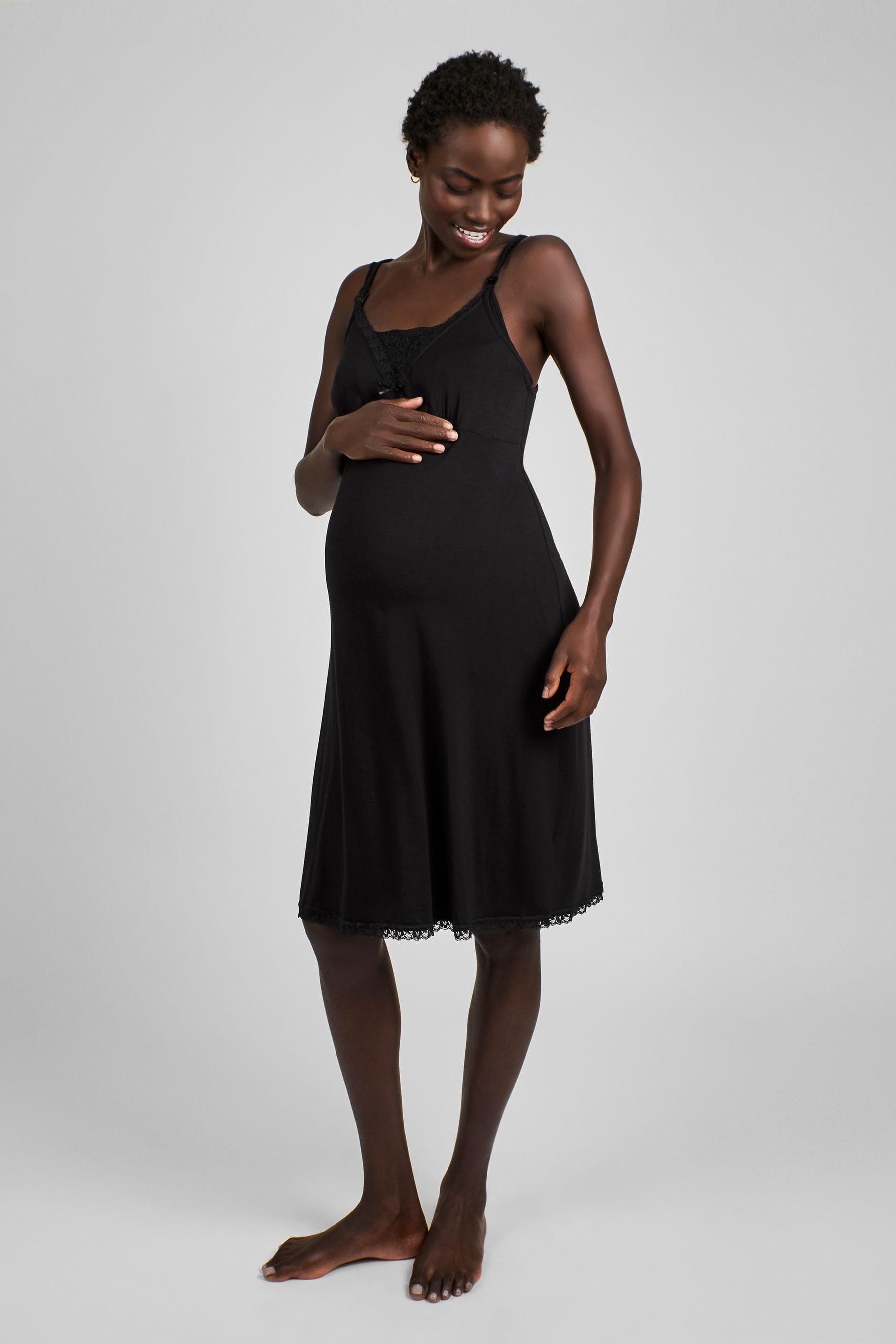Long nursing best sale nightdress