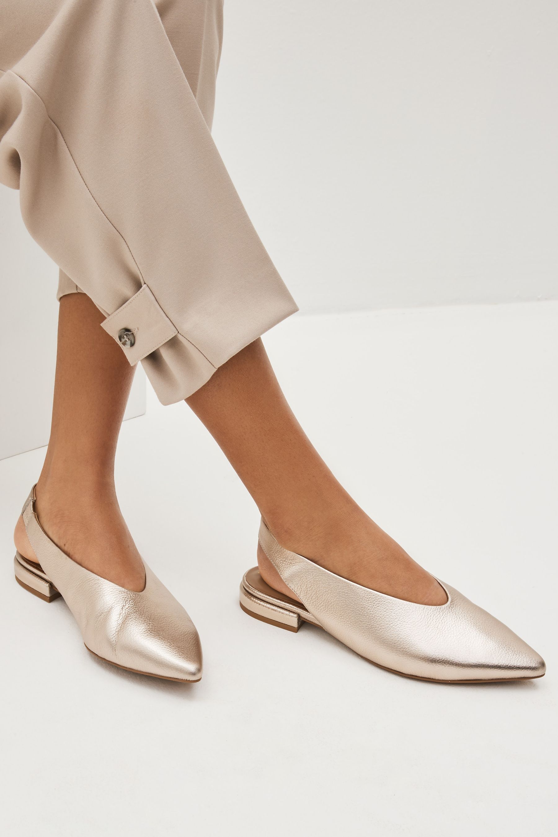Womens flat slingbacks sale