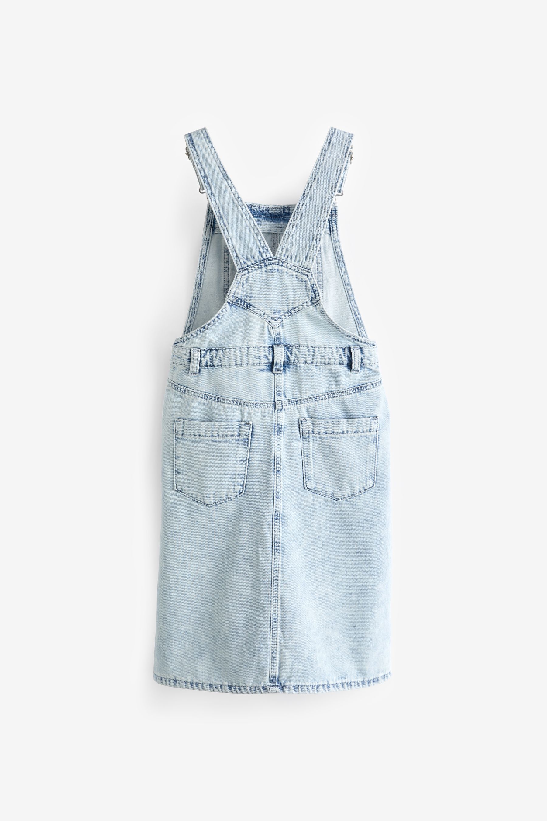 Blue Denim Maxi Pinafore Dress 3 16yrs
