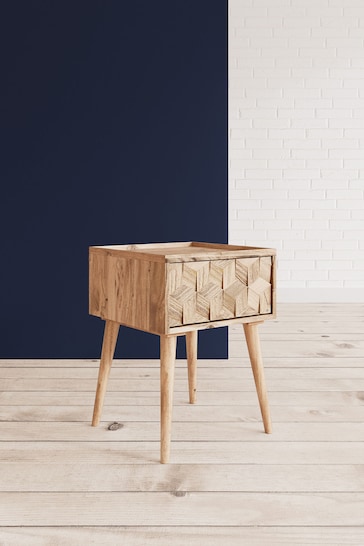 Swoon Natural Terning Bedside Table