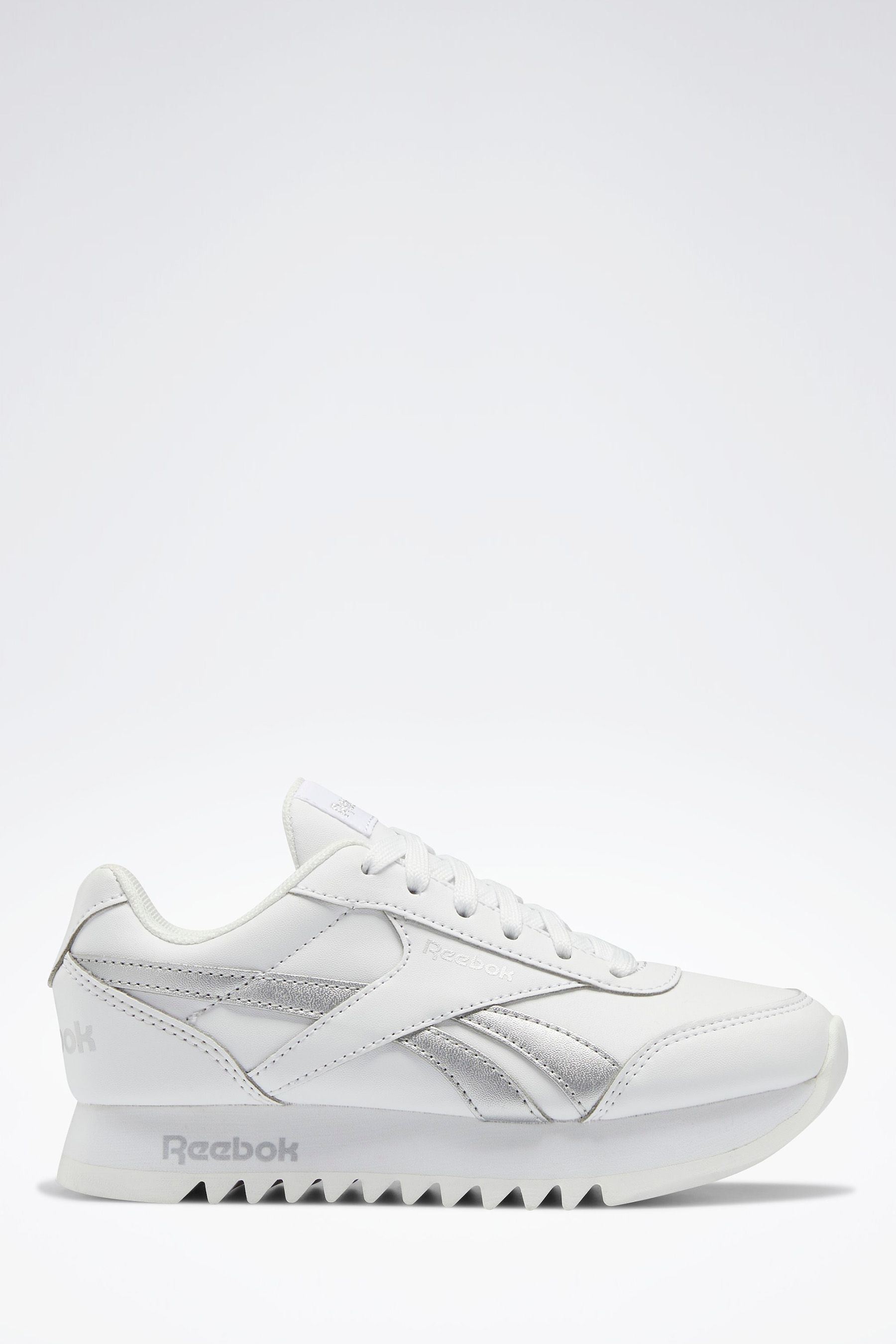 reebok white platform