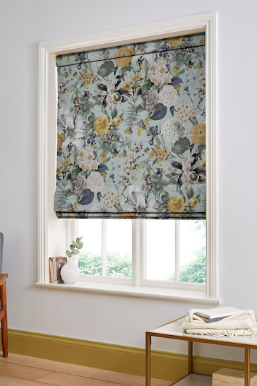 Graham & Brown Cream Morning Glasshouse Flora Made to Measure Roman Blinds