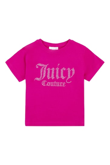 Juicy Couture Diamante Short Sleeve T-Shirt
