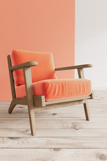 Swoon Easy Velvet Burnt Orange Karla Chair