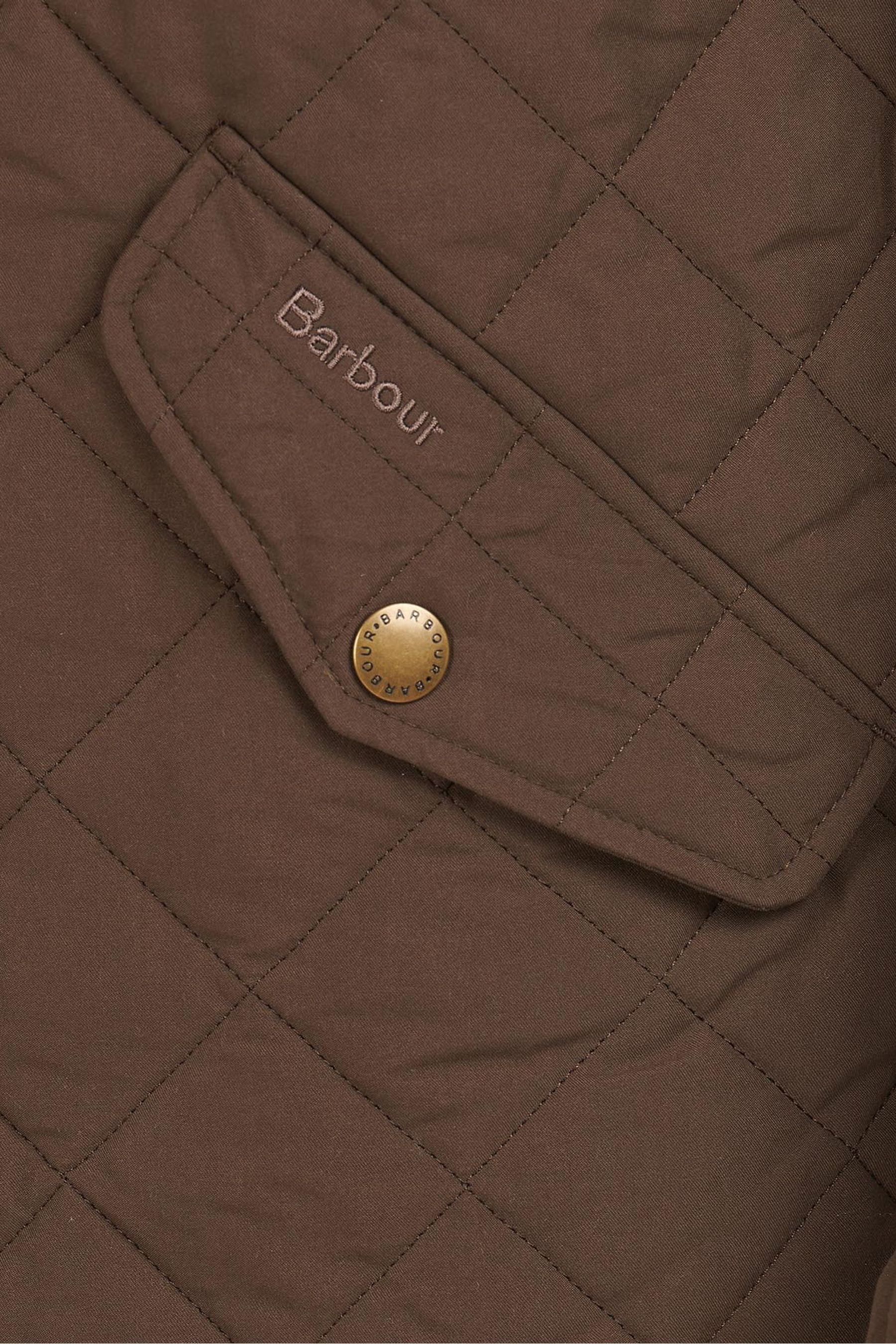 Barbour shoveler 2024 quilted jacket chocolate