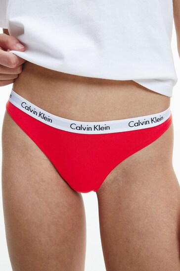 Buy Calvin Klein Red Carousel Thong from the Next UK online shop